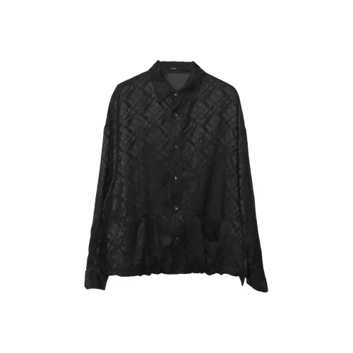 RAYSHOW Мужские черные рубашки