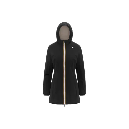 K WAY DENISE ST Теплый Двусторонний Пуховик Женские