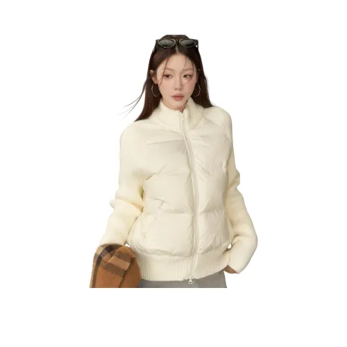 GEZITAI Бежевый Абрикос Унисекс Пуховики