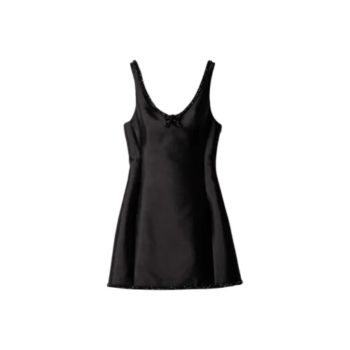 MIU MIU Черные Женские Слиплатья