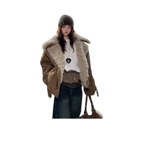 FROMGG Кофе Женские пуховики