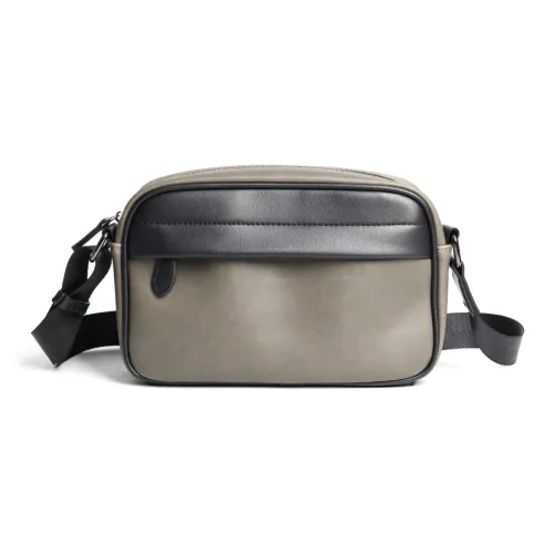 KONADCT ПУ (полиуретан) Сумка через плечо Стандартная Мужская Зеленая