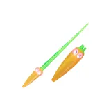 Свет, Версия, Морковный, Выдвижной, Меч, Зажим, Желтый