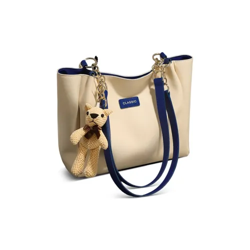 VINEY Сумка через плечо из коровьей кожи большая женская синяя