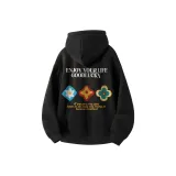 Черный (с флисовой подкладкой и утепленный)