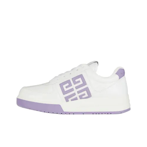 Givenchy G4 Low Топ Кроссовки для скейтбординга Женские Белые Фиолетовые