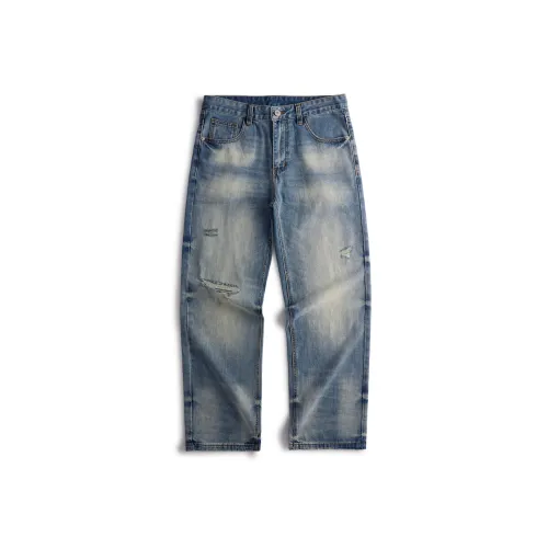 98SQUID Светло-синие унисекс джинсы