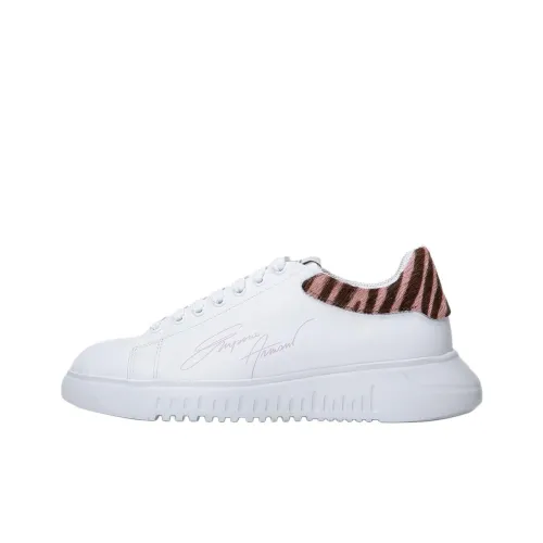 EMPORIO ARMANI Низкие кроссовки для скейтбординга Женские Белые