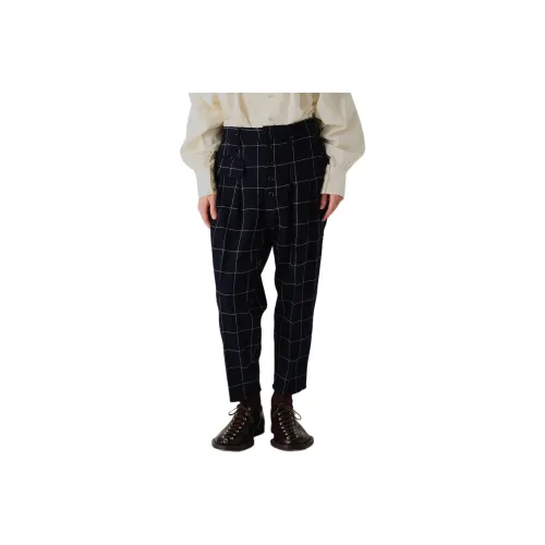 Christopher Nemeth FW25 Windowpane Твид Повседневные брюки Унисекс