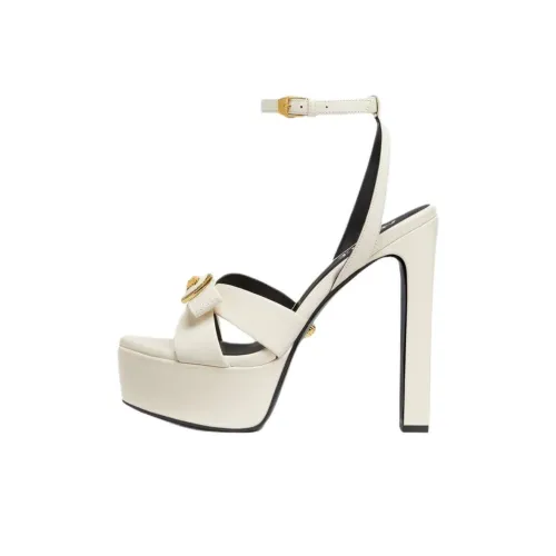 VERSACE Gianni One Ремень Сандалии 14 см Женские Белые