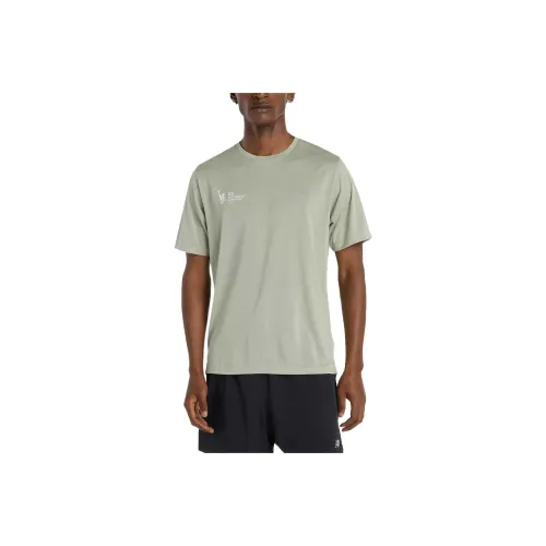 New Balance совместная линия NYC Marathon Athletics T-Shirt Бег T-Shirt Мужской