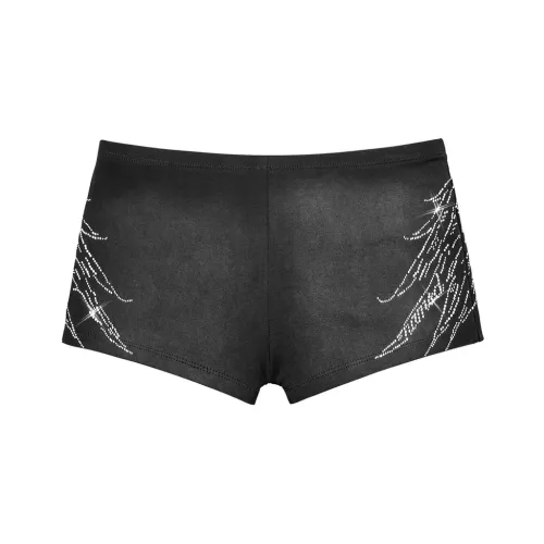 NAMED COLLECTIVE FALLEN RHINESTONE MICRO SHORTS WASHED CASUAL SHORTS Women's