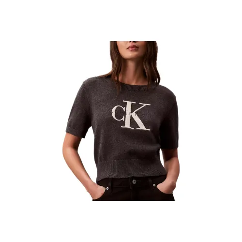 Calvin Klein Женские Свитеры Угольно-Серого Цвета