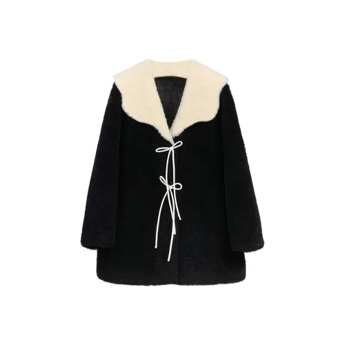 BVODE Черное Женское Пальто