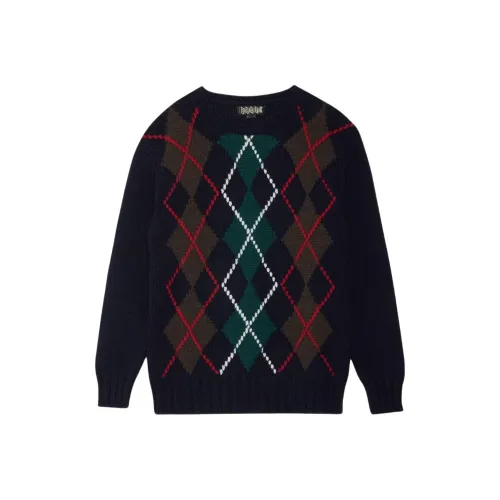 BARACUTA Темно-синие мужские свитеры