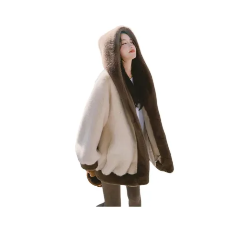 LANGQING Бархат Feel Пальто Женское