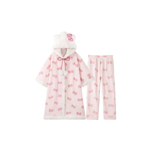 GOYN Puffin Кошка Sleep Халат + Пижамные штаны Унисекс Банные халаты