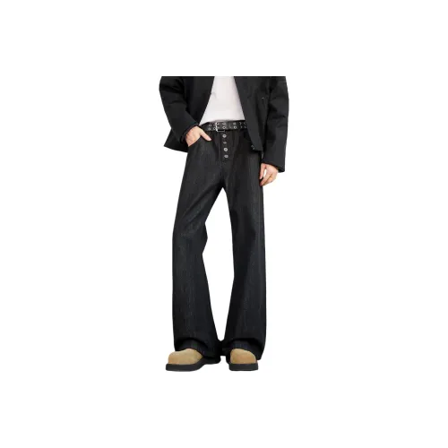 Paddy Julia Черный Унисекс Джинсы