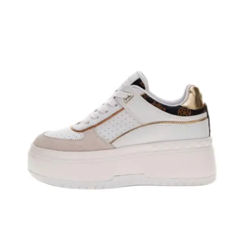 GUESS Zapatillas Blancas FLPRID Устойчивые к истиранию Низкие Кроссовки для скейтбординга Женские