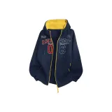 Темно-синий, синий и желтый цвет [тяжелый полиэстер-хлопок]