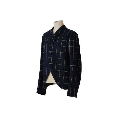 Christopher Nemeth FW25 Windowpane Твидовая Куртка Унисекс