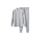 Фотиния Серый Маленький Лист Цветочный Дизайн Комплекты Одежды