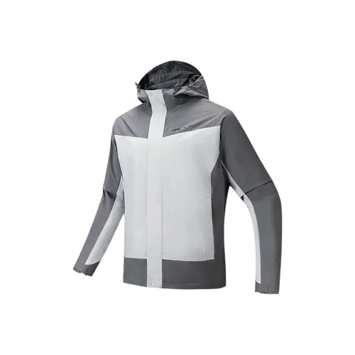 Anta Loki Серый Перламутровый Серый Мужской Софтшелл Куртки