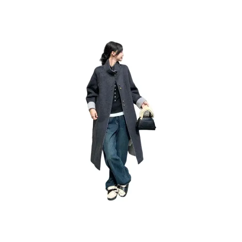 MEXICAN Темно-серый Женский Пальто