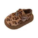 Флисовая подкладка с леопардовым принтом