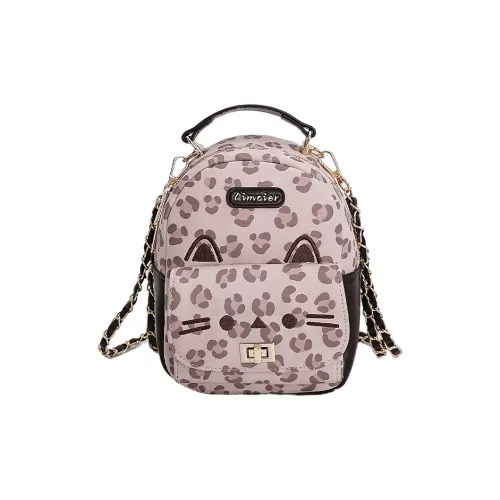 CAREELL ПУ (полиуретан) Рюкзак Стандартный Унисекс Розовый Коричневый