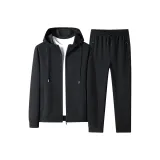 Чёрный, прямой крой