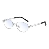 Серебряная рамка против синего света