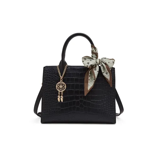 Old Man's Head Сумка из синтетической кожи стандартная женская черная абрикосовая