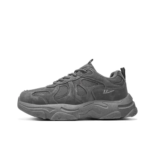 Warrior Аbrasion Resistant визуально увеличивает рост Низкий Топ Толстая подошва Мужские кроссовки