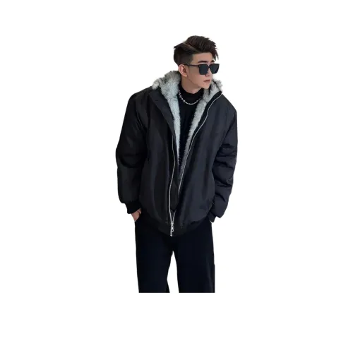 GUHUO Черный Унисекс Пуховики