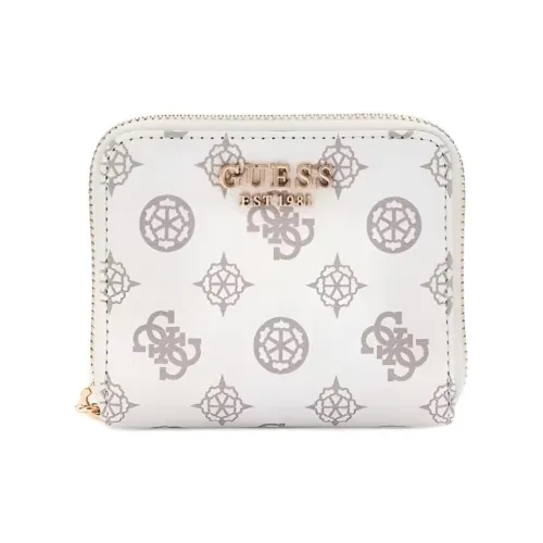 GUESS Полиуретан Кошелек Мини Женский Экрю