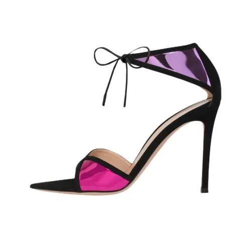 GIANVITO ROSSI Confetti One Ремень Сандалии 10,5 см Женские Черный