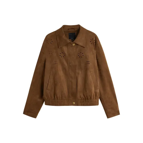 Inman Caramel Brown Women's Short Coat Inman Карамельное Коричневое Женское Короткое Пальто