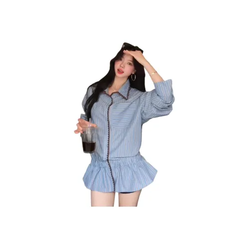 LANGQING Изображение Цвет Подарок Wave Прозрачный Бренд Наклеенный Женская Рубашка