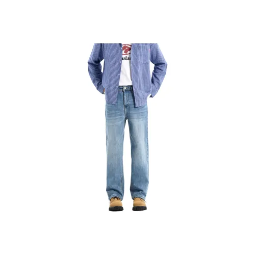 ENTONG Morning Облачно-синий Унисекс Джинсы