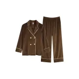 (Вельвет) 64070 Темный Деревянный Коричневый