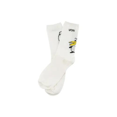 Vans Экрю Унисекс Беговые носки