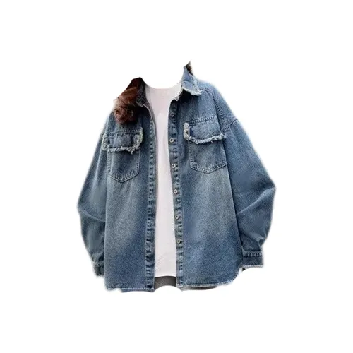 DXLM Vintage Изображение Цвет Женские Рубашки