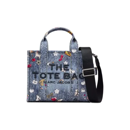 MARC JACOBS Холст Одно Плечо Сумка Маленькая Женская Джинсовый Синий