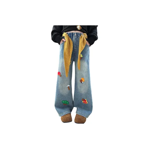 Little Redfish Изображение Цвет С флисовой подкладкой Школьный возраст Джинсы