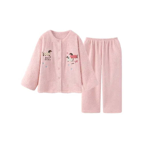 XIAOLIZI Footprint Такса Женские Пижамные комплекты