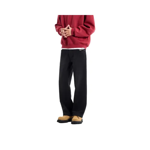 ENTONG Черный Унисекс Джинсы