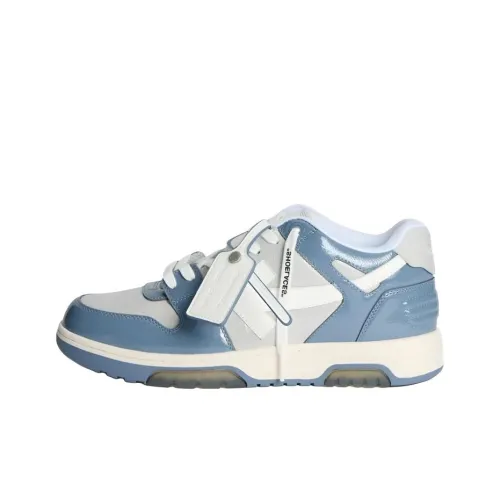 Off Белый Out Of Office Низкие Кроссовки для скейтбординга Мужские Синие Белые