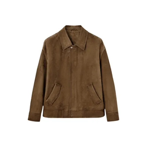 SINBOS Фиби женнан CAMEL Мужская кожаная куртка