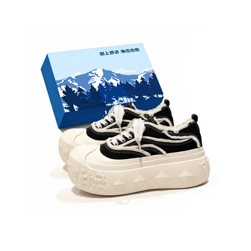 Fawn Miri Покрытие Увеличение Высоты Устойчивость к Износу Противоскользящие Низкие Кроссовки для Скейтбординга Женские